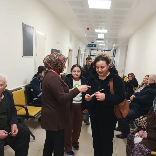 ndırın Devlet Hastanesi, Serviks (Rahim Ağzı) Kanseri Farkındalık Ayı kapsamında anlamlı bir
