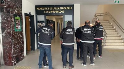 Kahramanmaraş Emniyet Müdürlüğü Narkotik Suçlarla Mücadele Şube Müdürlüğü ekipleri, uyuşturucu