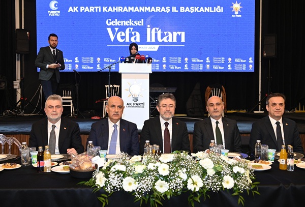  İhya Ediyoruz”
Tarım ve Orman Bakanı İbrahim Yumaklı’nın katıldığı iftar