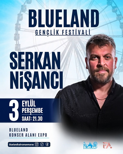 
Bölgenin en büyük eğlence merkezlerinden Blueland, 3-6 Eylül 2026 tarihleri
