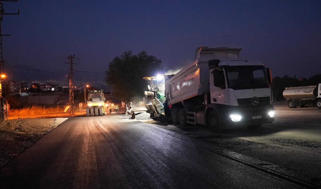 Büyükşehir Belediyesi, Kurtlar TOKİ Konutları’na ulaşımı güçlendirecek 600 metre uzunluğundaki