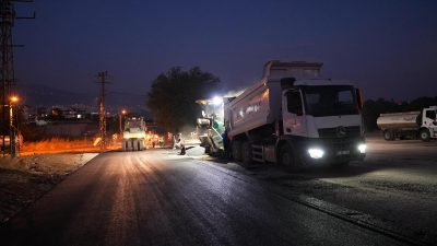 Büyükşehir Belediyesi, Kurtlar TOKİ Konutları’na ulaşımı güçlendirecek 600 metre uzunluğundaki