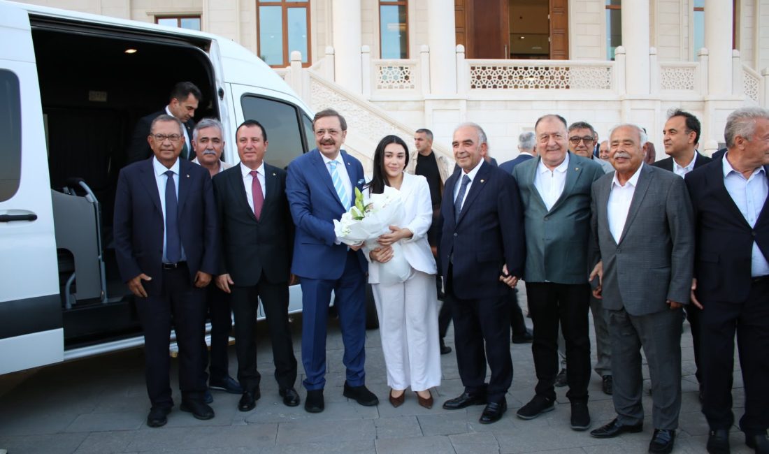 Türkiye Odalar ve Borsalar Birliği (TOBB) Başkanı Rirat Hisarcıklıoğlu, Kahramanmaraş
