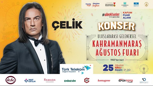 
Büyükşehir Belediyesinin Geleneksel Ağustos Fuarı’nda 25 Ağustos Salı günü Türk