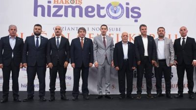 Hizmet-İş Gaziantep 1 No’lu Şube’de Halil İbrahim Tanrıöver Güven Tazeledi