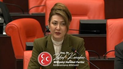 MHP Kahramanmaraş Milletvekili Doç. Dr. Zuhal Karakoç, Türkiye Büyük Millet