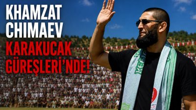 Khamzat Chimaev Karakucak Güreşleri’nde! Er Meydanı’nda Halkı Selamladı