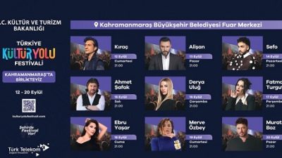 Kültür ve Turizm Bakanlığı tarafından bu yıl Kahramanmaraş’ta ilk kez