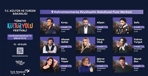 Kültür ve Turizm Bakanlığı tarafından bu yıl Kahramanmaraş’ta ilk kez