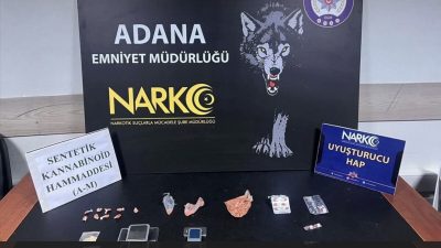 Adana'da polis ekipleri tarafından düzenlenen kapsamlı uyuşturucu operasyonunda gözaltına alınan