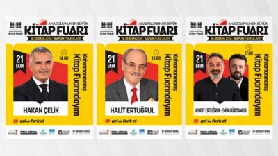Büyükşehir Belediyesinin 11. Uluslararası Kahramanmaraş Kitap Fuarı’nda 21 Ekim Çarşamba