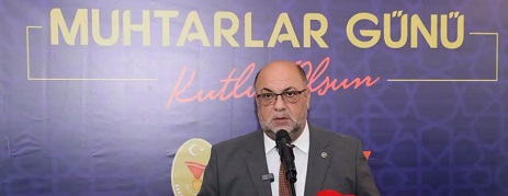 Dulkadiroğlu Belediye Başkanı Mehmet Akpınar, 19 Ekim Muhtarlar Günü dolayısıyla