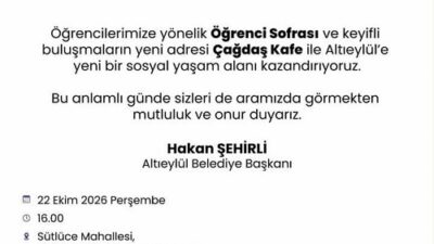 Altı Eylül’e Yeni Bir Sosyal Yaşam Alanı Kazandırılıyor